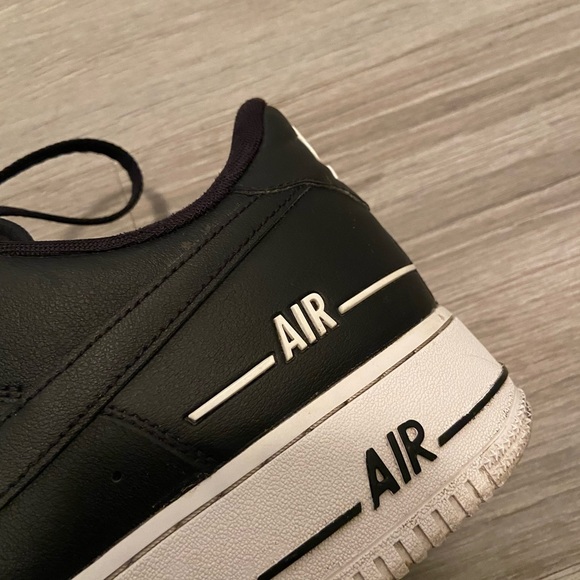 Men’s Air Force 1 Double Air Black and White Size 11 - Picture 10 of 11